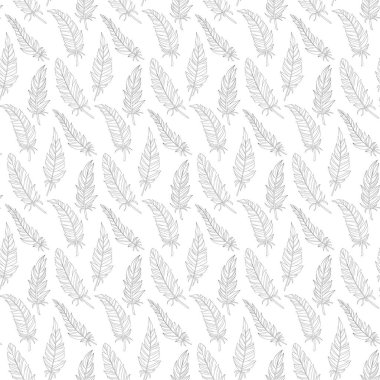 Sorunsuz arka planını çizilmiş tüyler ver. Desen.