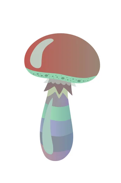 Magic gradient mushroom. — Stock Photo, Image