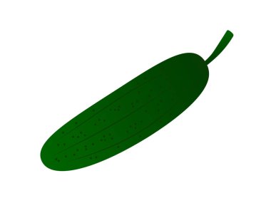 Degrade salatalık illüstrasyon.