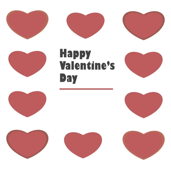 Mutlu Sevgililer günü illüstrasyon.