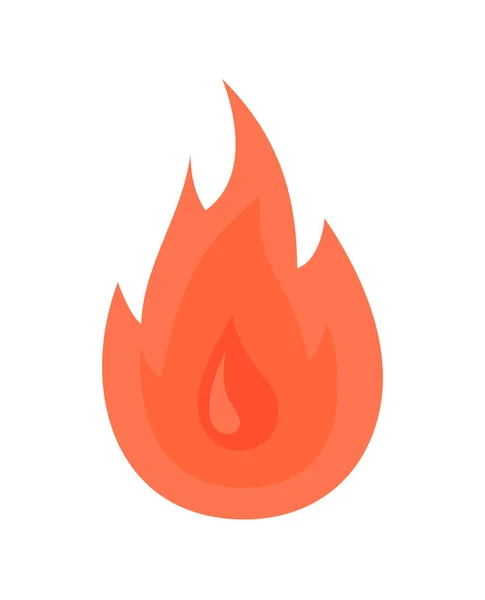 Yangın simgesi. Klip-art. Yanan.