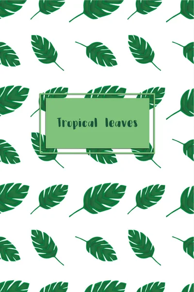 Tropikal desen bırakır. Sorunsuz. Basit. Yaprak. Yeşil yaprakları.