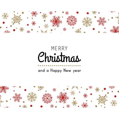 Noel arka plan ile snowflackes. Vektör.