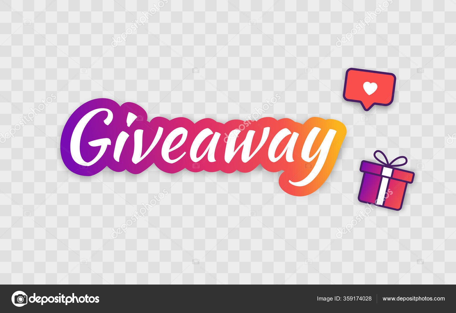 Giveaway PNG Transparent Images Free Download, Vector Files