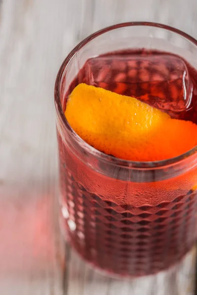 Cocktail Negroni, vecchio stile — Foto Stock