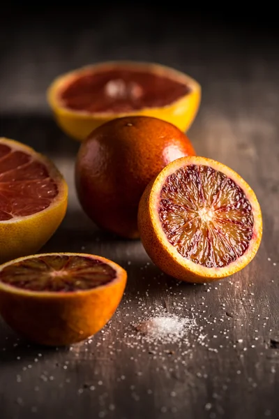 Blood red oranges — Stock Photo