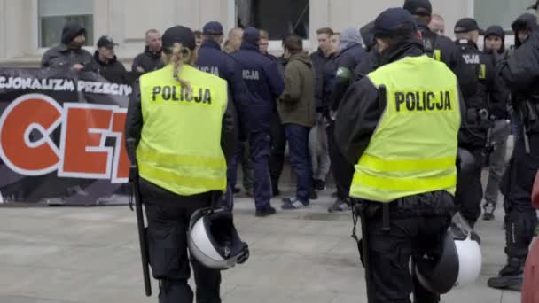 DEMONSTRATION AGAINST CETA, TTIP — Stock Video