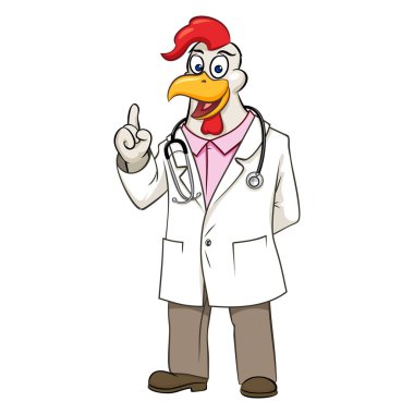 Rooser doktor vektör çizim