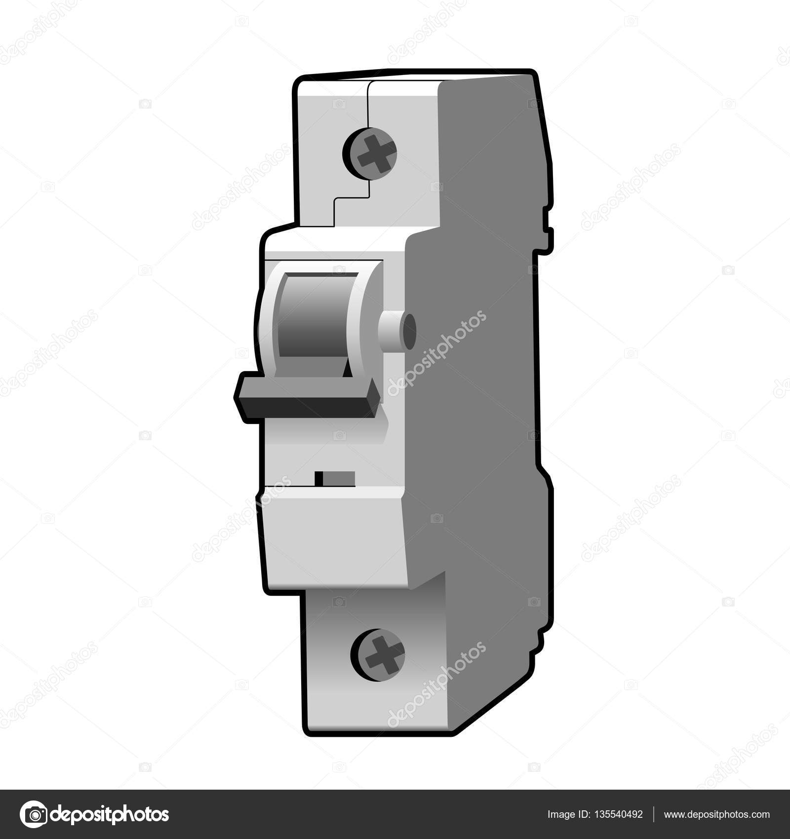 Molded case circuit breaker Stock Vector Image by ©infoorly.lv 135540492