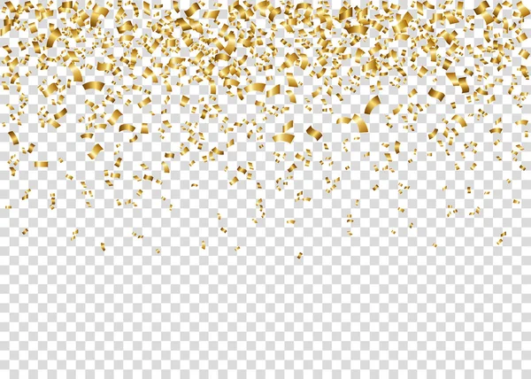 Parlayan altın konfeti düşüyor.