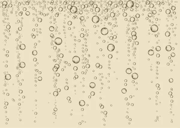 Champagne bubbels vector textuur. — Stockvector