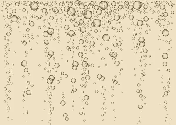 Champagne bubbles vector background. — Stock Vector