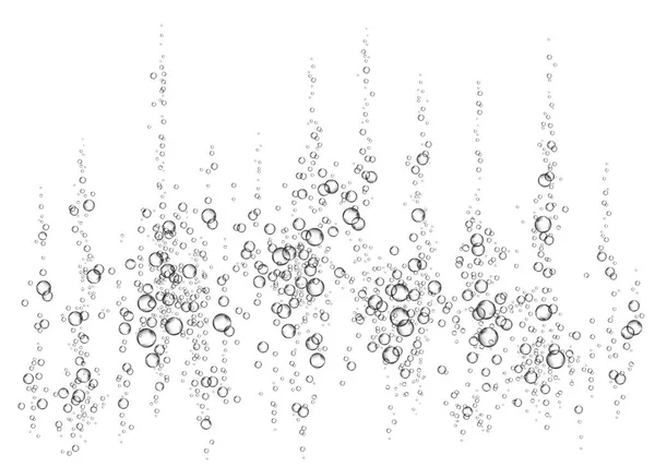 Векторная текстура пузырьков воздуха, воды или кислорода . — стоковый вектор