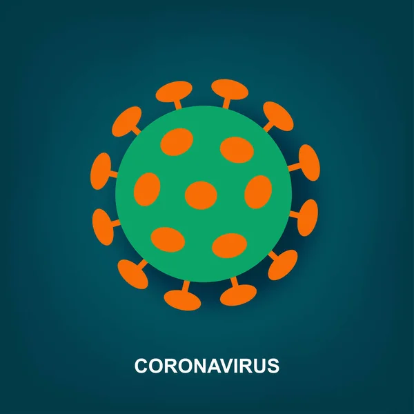 Wuhan Nou Coronavirus Respirator 2019 Izolat Fundal Albastru Stop 2019 — Vector de stoc
