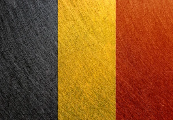 Drapeau Belgique vintage — Photo