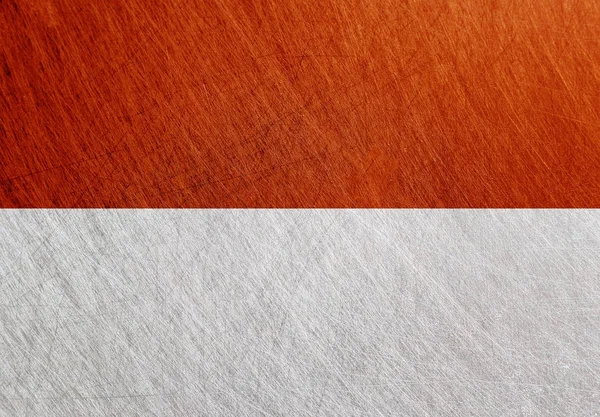 Indonezja, flaga Monako — Zdjęcie stockowe