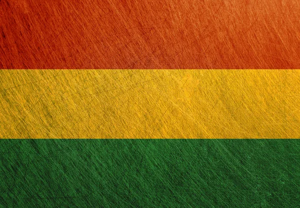 Bolivia flagga metall vintage — Stockfoto