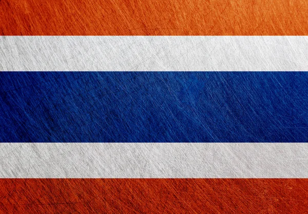 Thailand vlag metalen vintage — Stockfoto