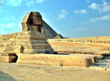 Büyük Sfenks. Giza, Cairo, Mısır