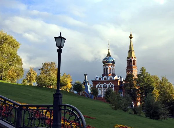 Mijlpaal van Izjevsk, Oedmoertië, Rusland — Stockfoto