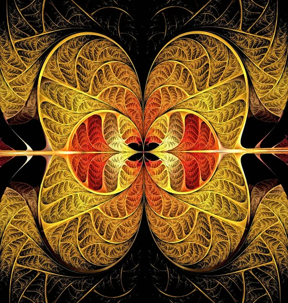 Fundo fractal abstrato multicolorido brilhante de círculos e elementos geométricos. Belo fractal abstrato para destacar grupos individuais de objetos . — Fotografia de Stock