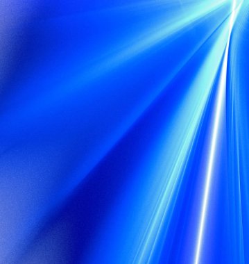 Arama ışığı ışınlarının bir sahneyi hedef alan soyut fraktal bilgisayar görüntüsü