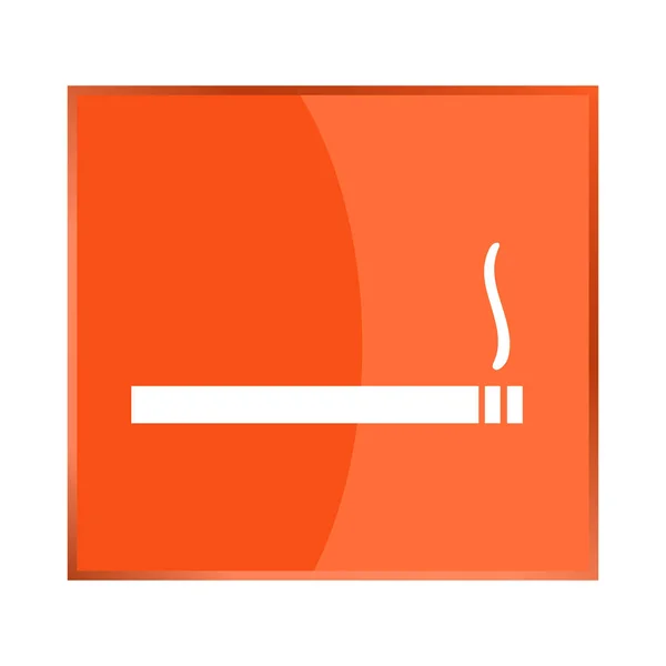 Vektorové Ikony Označuje Kouření Oprávnění Pro Kuřáky — Stockový vektor
