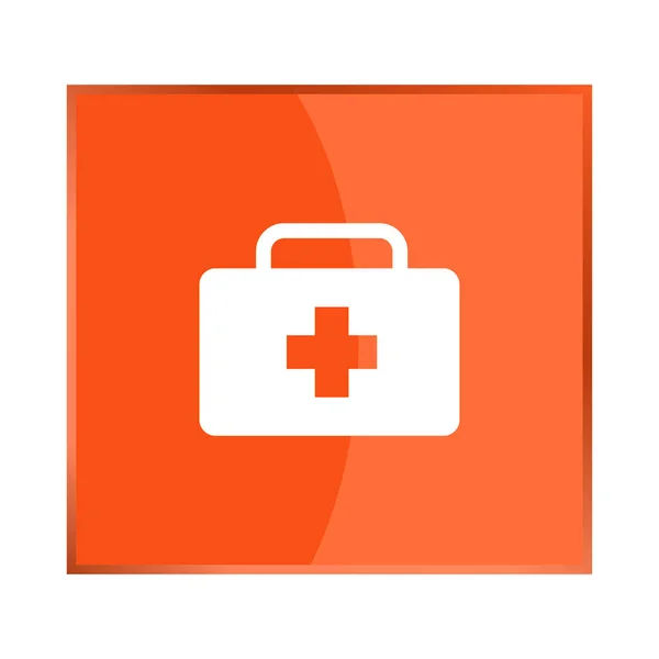 Vektor-Symbol zeigt das Vorhandensein von Erste-Hilfe an. Arzt. — Stockvektor