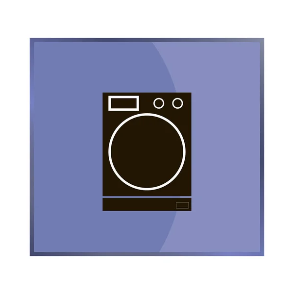Vector Tvättservice ikonen. Wash. rent linne — Stock vektor