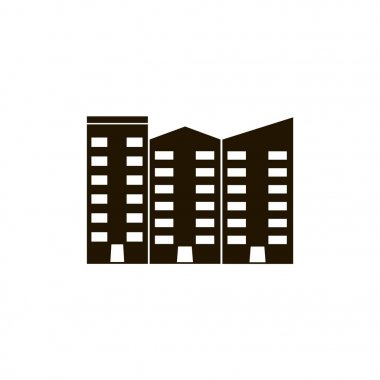 Daire vektör izole. Ofice bina. Ben siyah düz vektör