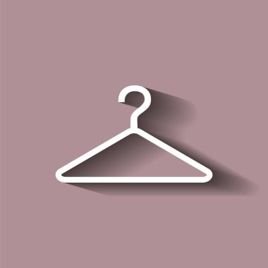 Gölge Hangers.Vector simgesi. 