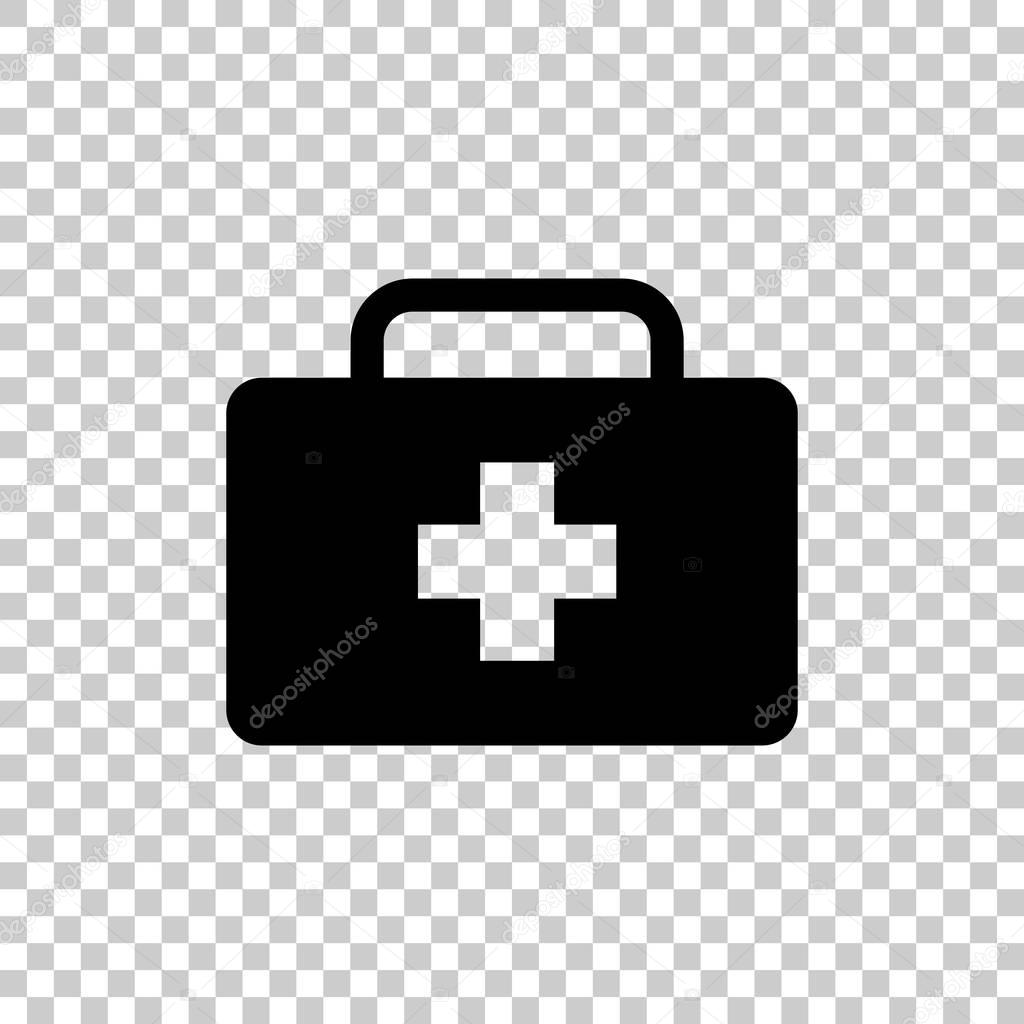 vector icon indicates the presence of first-aid. Doctor. First A