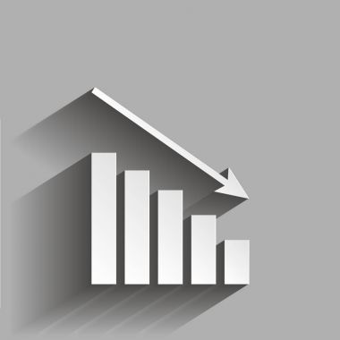 Rejim programı, düşüş. Infographic, grafik simgesini, düz vecto