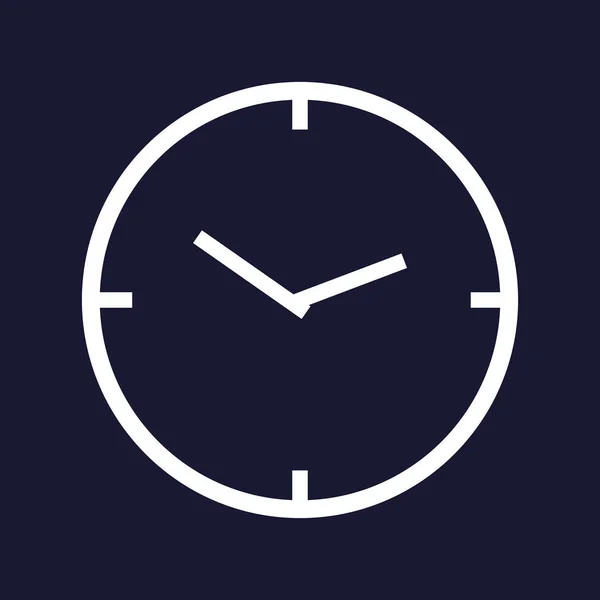 Ícone Vetor Cara Relógio — Vetor de Stock