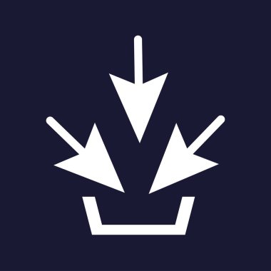 Download vektör simge, sembol yükleyin. Koyu mavi b vektör simgesine