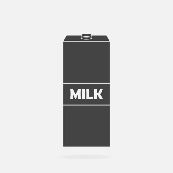 Wektor ikona pakietu mleka. — Wektor stockowy