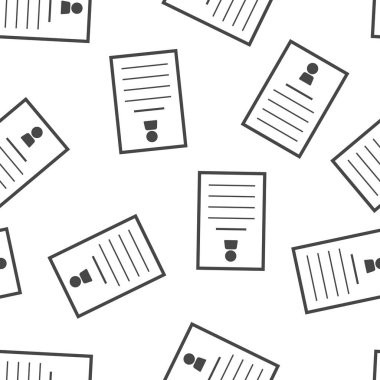 Beyaz arkaplanda vektör simgesine kusursuz bir şekilde devam et. Kolayca düzenlemek için katmanlar gruplandırıldı. Tasarımın için.