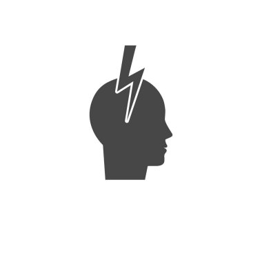 Beyaz izole arka planda insan vücudunda vektör simgesi baskısı. Kolayca düzenlemek için katmanlar gruplandırıldı. Tasarımın için..