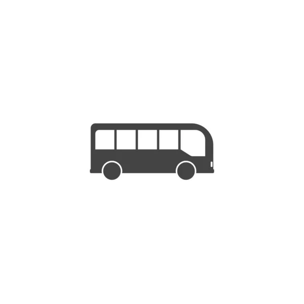 Bus Vector Icon White Isolated Background Layers Grouped Easy Editing — Stock Photo, Image