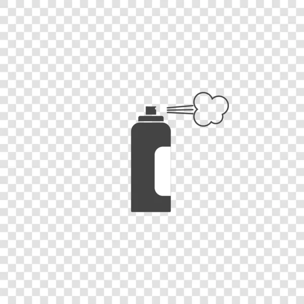 Icono Aerosol Sobre Fondo Transparente Capas Agrupadas Para Facilitar Edición — Vector de stock