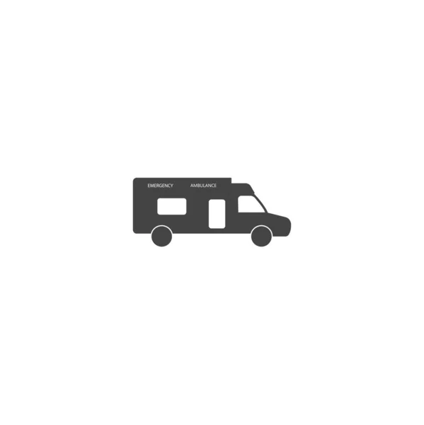 Icono Vector Ambulancia Sobre Fondo Blanco Aislado Capas Agrupadas Para — Archivo Imágenes Vectoriales