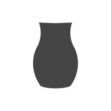 Beyaz izole arkaplanda sürahi vektör simgesi. Kolayca düzenlemek için katmanlar gruplandırıldı. Tasarımın için..