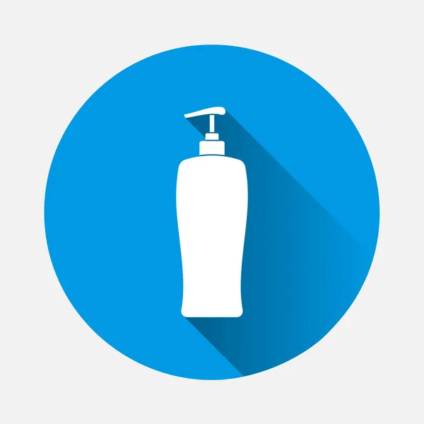 Vector Icoon Van Haarshampoo Badgel Lichaamsverzorging Symbool Van Zuiverheid Pictogram — Stockvector