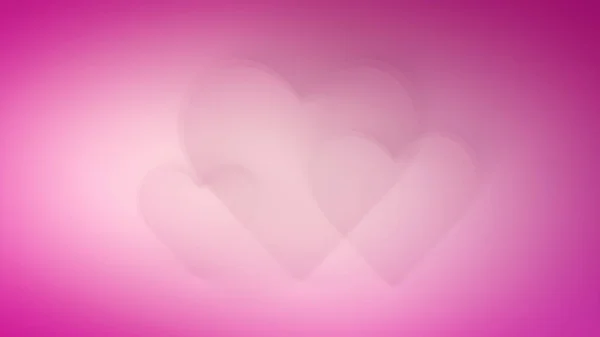 Heart background Valentines Day 3d illustration — Stock Photo, Image