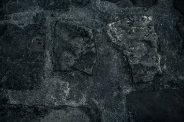 Tuğla duvar doku eski taş duvar arka plan, yakın çekim