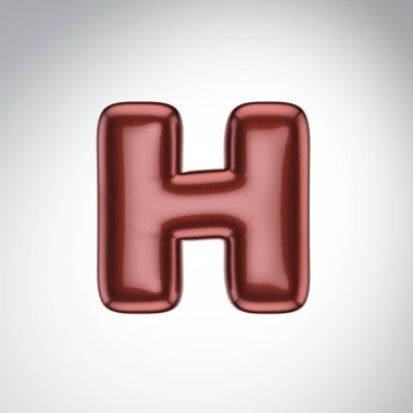 Kabarcık yazı tipiyle ışıltı Isola parlak boya h 3d render