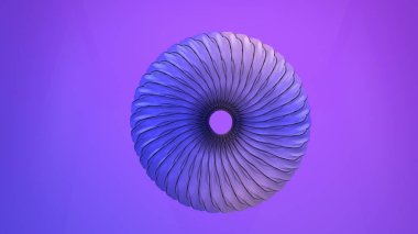 Abstract geometric 3d of glazed materials