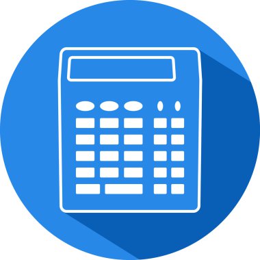 Hesap makinesi vektör simgesi.