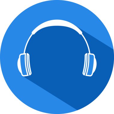 Kulaklıkların vektör simgesi.