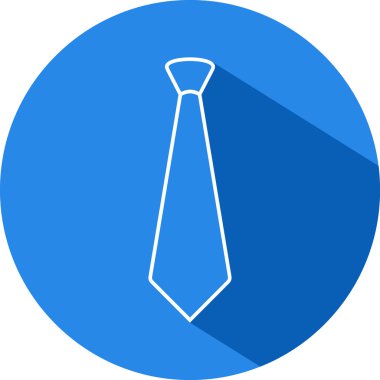 Kravat vektör simgesi.